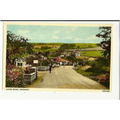 Wales GRONANT Shore Road Postcard by Marimex (GRN 602)
