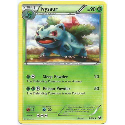 Pokemon Black & White Dark Explorers - #2/108 - Ivysaur