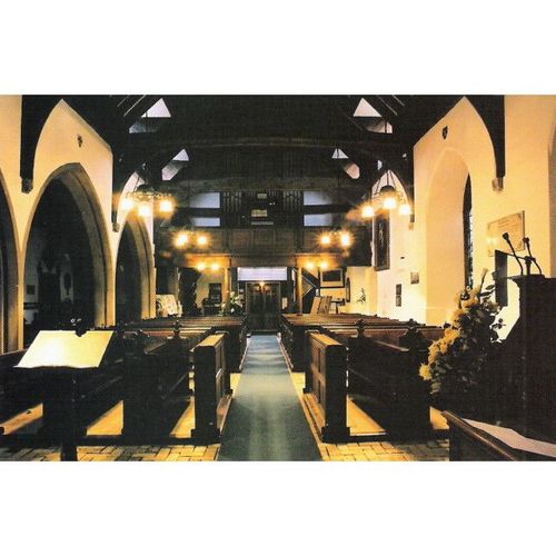 Chipping Ongar: Interior View of St. Martin's Church.