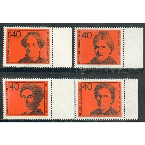 Germany 1974 - SG1683-86 - Women In German Politics (unused)