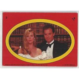BATMAN sticker card # 3 VICKI & BRUCE ( 1989 )