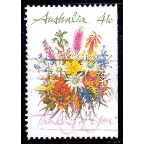Australia 1990 Flowers 41c Used Bkt. Stamp..