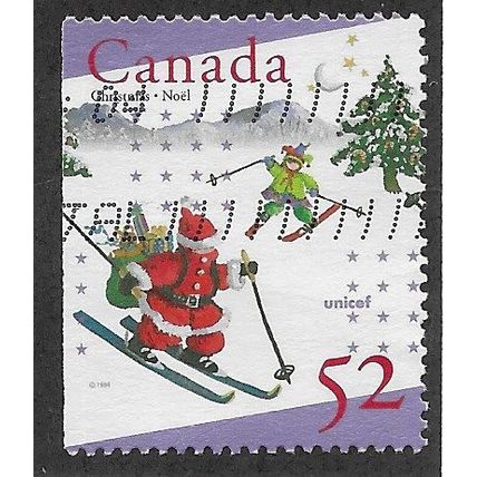 CAN 1996 52c 'CHRISTMAS' (BKLT) FINE USED (EBID71-392)