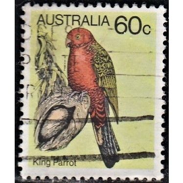 AUSTRALIA, 1980 60c King Parrot, SG 738 (Scott #737), used