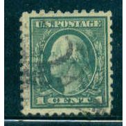 Used 424 1c George Washington Fine Plus A09149