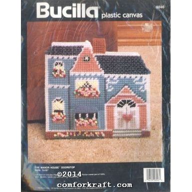 The Manor House Doorstop Plastic Canvas Kit 6046