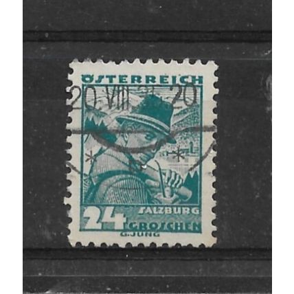 Austria.SG725 24g Salzburg (Turquoise).Fine Used.Aug22a