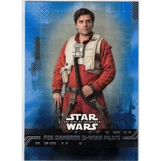 STAR WARS ' The Rise of Skywalker ' BLUE PARALLEL card # 16 ( 2019 )