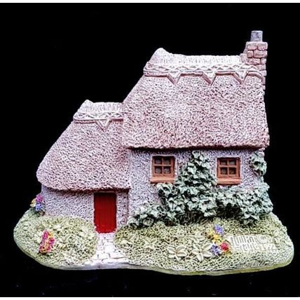 Lilliput Lane Pussy Willow Thatched Cottage Vintage Ornament