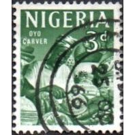 Nigeria 1961. 3d Value. Oyo Carver. Fine Used