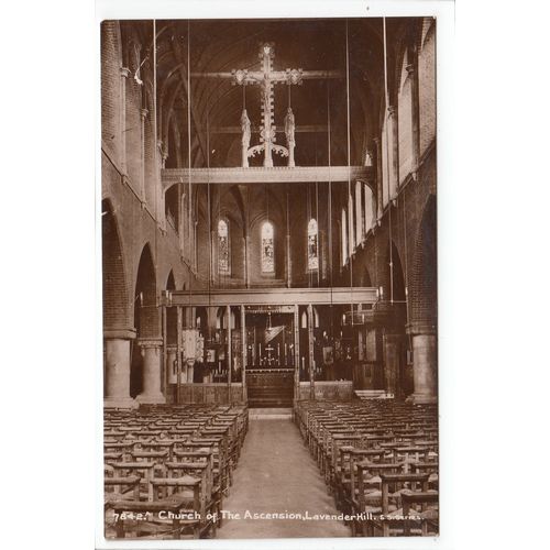 Church of the Ascension Lavender Hill RP Postcard London