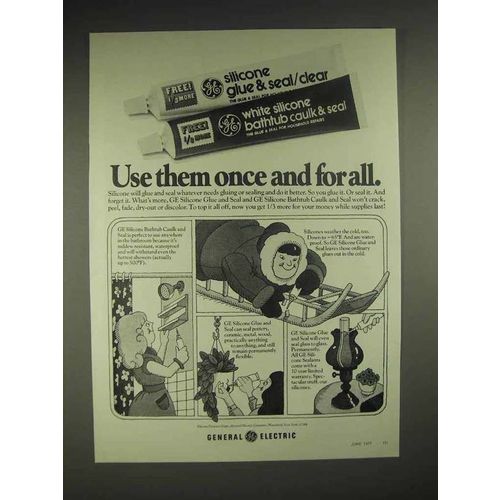 1977 General Electric Silicone & Caulk Sealant Ad