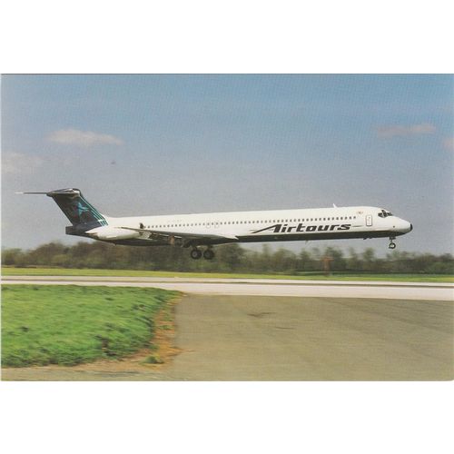Airtours International McDonnell Douglas MD83 Aircraft Postcard (A21120)