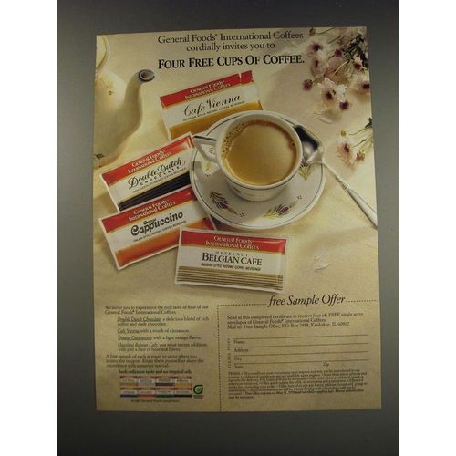1991 General Foods International Coffees Ad