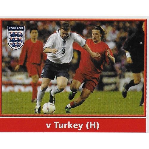 Merlin's ENGLAND 2004 Stickers: No.35 - The Road To Portugal: Turkey (H)