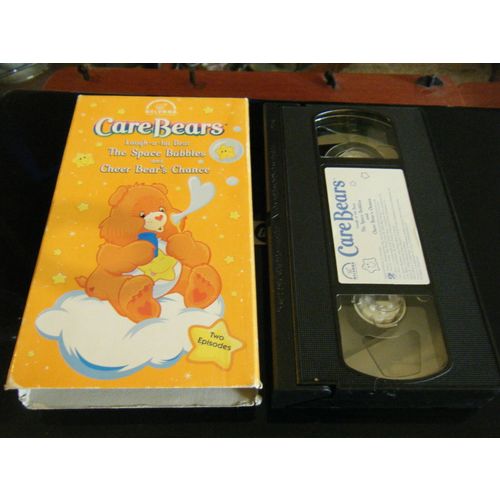 CareBears Laugh-a-Lot Bear: The Space Bubbles & Cheer Bear's Chance (VHS, 2003)
