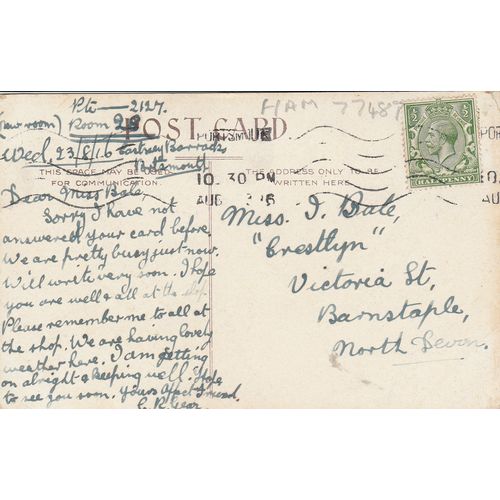 Portsmouth Harbour Hampshire Postcard (HAM77487)
