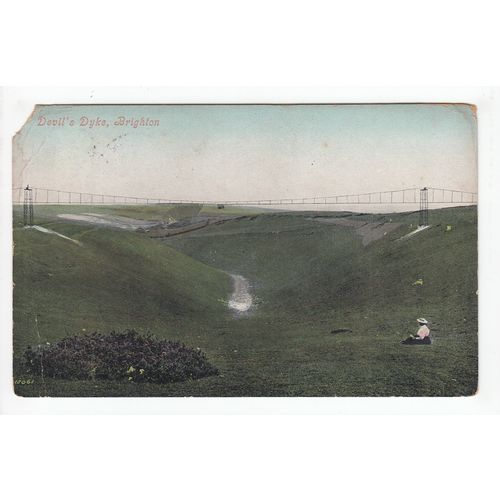 1905 Worcester Park Duplex 205 Postmark on Postcard