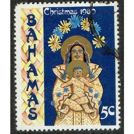 Bahamas 1980 Christmas 5c Multicoloured SG573 FU