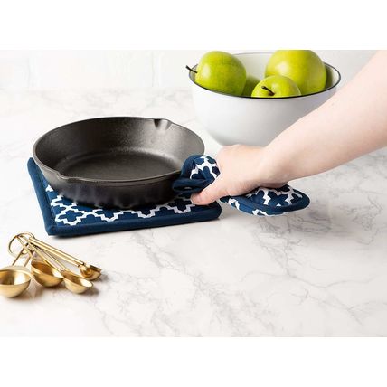 Pot handle cover pan cotton holder sleeve kitchen grip saucepan cast iron