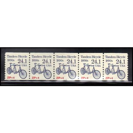 2266 24.1c Tandem Bicycle Very Fine MNH Dry Gum PNC 1/5 X1324