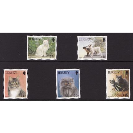 1994 Jersey, Cats, NH Mint Set of Stamps SG 650-4
