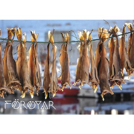 Posta: Tourist Postcard: wind-dried Fish