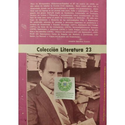 TRATADO DEL AMOR Y DE LA MUERTA por AMABLE SANCHEZ TORRES PRIMERA EDICION 1st