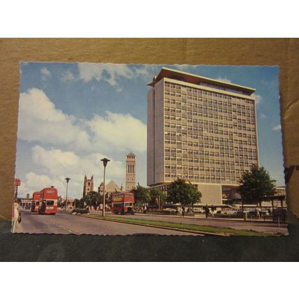 ROYAL PARADE & CIVIC CENTRE, PLYMOUTH, DEVON unused postcard #