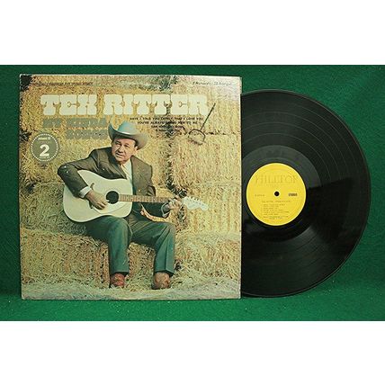 Tex Ritter - My Kinda Songs-Sings His Hits/Tennessee Blues - 2LP - PTP 2020 - EX
