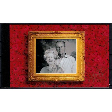 ZAYIX Guernsey 608b MNH Complete Booklet Queen Elizabeth Wedding 080323SM56