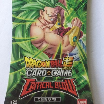 Dragonball Super Card Game Critical Blow Broly Booster