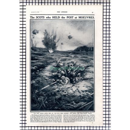 Cpl David Hunter Highland Light Infantry Moeuvres World War One - 1919 News Page