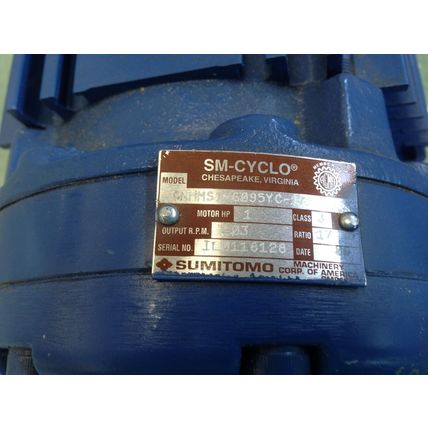 NEW CNHMS1-6095YC-17 Sumitomo TC-FX Sm-cyclo 6000 1HP Induction Motor,TA