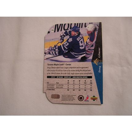 Doug Gilmour 1994/95 Upper Deck SP DIE CUT NO. 115