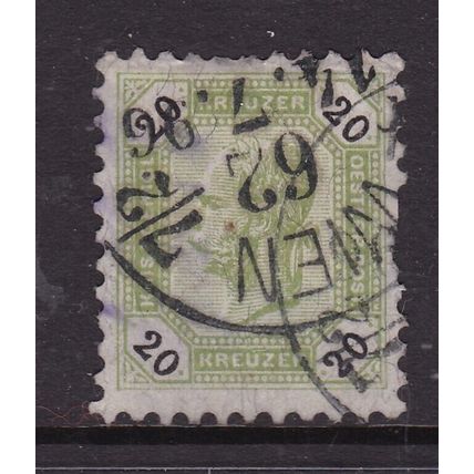 Austria 1891 Josef 1 20k Fine Used SG 92 VGC
