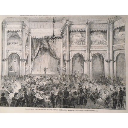 The Illustrated London News November 26, 1859 -Schiller Festival; View of Venice
