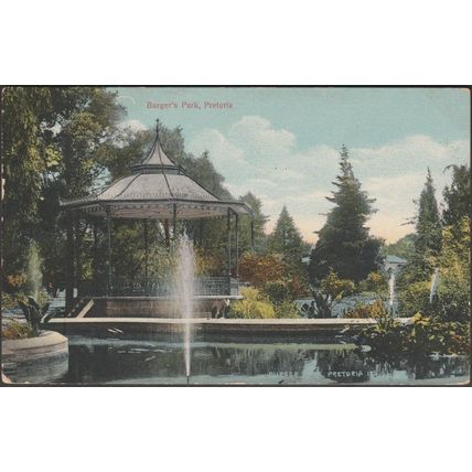 Burger's Park, Pretoria, Transvaal, c.1905-10 - Sallo Epstein Postcard