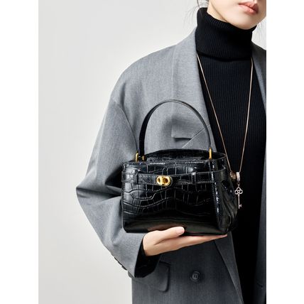 Women Tote Handbags Genuine Leather Shoulder Bags Black