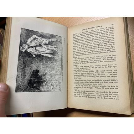1919 ROBERT LEIGHTON "KIDDIE OF THE CAMP" PRAIRIE WESTERN FICTION BOOK (P4)