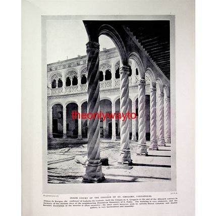 S Maria La Antigua, Valladolid, (Court, St Gregory, Reverse), Book Illustration