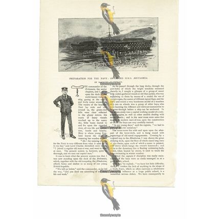 Britannia, Training Ship, Naval History, Book Illustration (Print), 1894