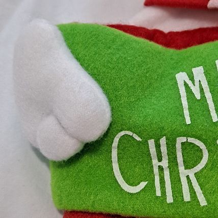 CAT PLUSH 24" "Meowy Christmas" STOCKING Stuffed Kitty dei