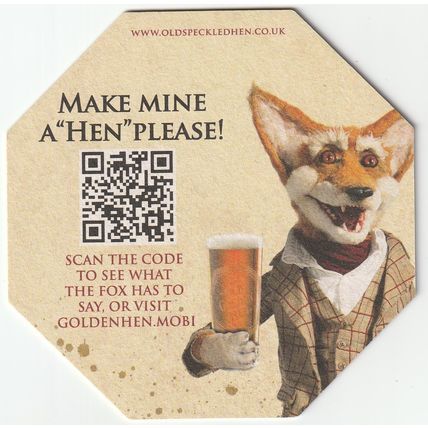 BEER MAT - MORLAND BREWERY - OLD GOLDEN HEN - (Cat No 107) - (2011)