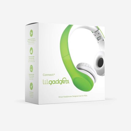 Connect+ lilgadgets Wired Headphones For Kids GREEN