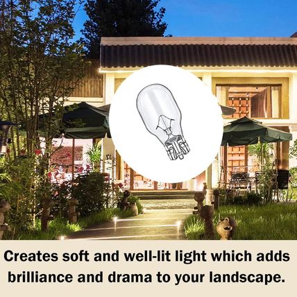 Landscape Light Bulbs for Philips 12 Volt 11 Watt T5 Wedge Base Low Voltage Ligh