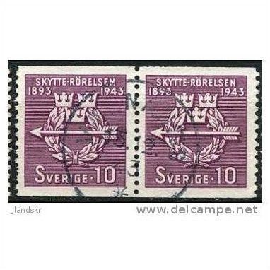 1943 Michel 300A - fine used (o) - pair