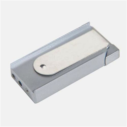 2-Packs Clip-On Butane Cigarette Lighters (Silver)