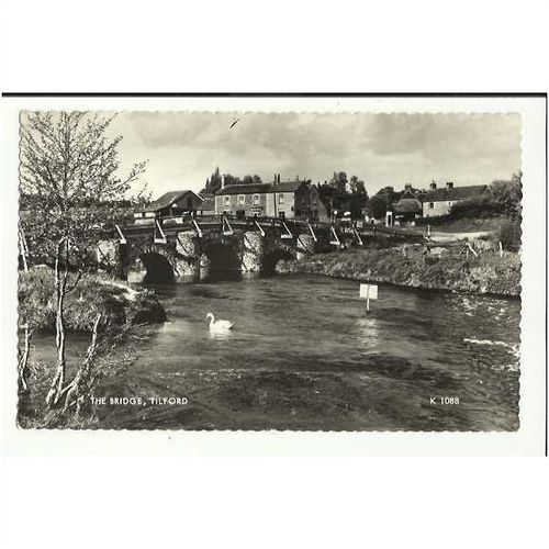 Surrey TILFORD Bridge Postcard by Valentine (K 1088)