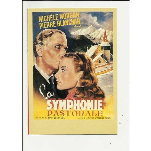 LA SYMPHONIE PASTORALE Michele Morgan Poster Art Postcard by Zreik (96)
